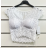 Women's Sleeveless Lace Crop Top (S/M ONE SIZE) ITALIAN FASHION IMPSH233208