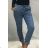 Women's Long Stretch Pants (L/XL ONE SIZE) ITALIAN FASHION IMC23090