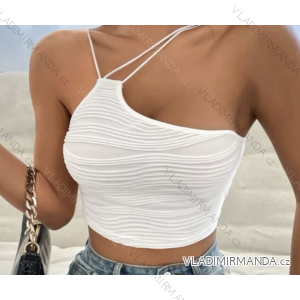 Top croptop bez rukávu dámský (S/M ONE SIZE) ITALSKÁ MÓDA IMPLP2362300055