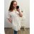Shirt extended 3/4 long sleeve women's (L/XL/2XL ONE SIZE) ITALIAN FASHION IM423025