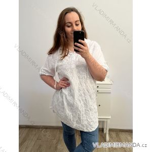 Tunika dlouhý rukáv nadro změrdámská (XL/2XL/3XL ONE SIZE) ITALSKá MODA IM323HILTON