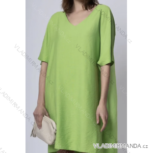 Women's Long Chiffon Short Sleeve Dress (S/M ONE SIZE) ITALIAN FASHION IMWGS231048