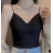 Top croptop na ramínka dámský (S/M ONE SIZE) ITALSKÁ MÓDA IMPMD239396k