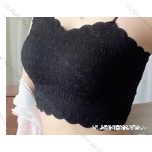 Top croptop na ramínka dámský (S/M ONE SIZE) ITALSKÁ MÓDA IMPMD238943