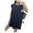 Women's Sleeveless Summer Dress (S / M ONE SIZE) ITALIAN FASHION IMWB22045