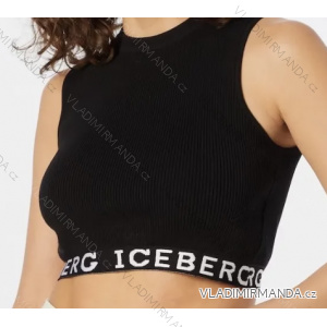 Top croptop bez rukávu dámský (S/M ONE SIZE) ITALSKÁ MÓDA IMPMD2327303