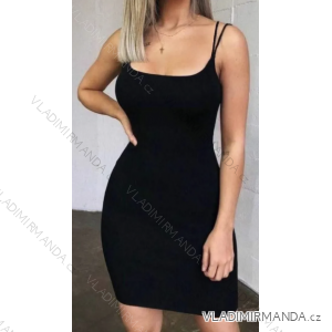 Šaty elegantní na ramínka dámské (S/M ONE SIZE) ITALSKÁ MÓDA IMPMD2320916b