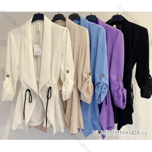 Cardigan dlouhý rukáv dámský (S/M ONE SIZE) ITALSKÁ MÓDA IMPMD2316106a