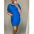 Shirt 3/4 sleeve ladies strip (4XL/5XL ONE SIZE) ITALSKÁ MÓDA IM422026