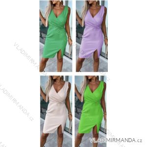 Women's Sleeveless Summer Dress (S / M ONE SIZE) ITALIAN FASHION IMWB22045