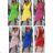 Women's Sleeveless Summer Dress (S / M ONE SIZE) ITALIAN FASHION IMWB22045