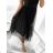 Women's Tulle Long Skirt (S/M/L ONE SIZE) ITALIAN FASHION IMC23061