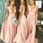 Women's strapless long party dress (S/M ONE SIZE) ITALIAN FASHION IMPBB23B22631/DU S/M pink