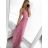 Women's strapless long party dress (S/M ONE SIZE) ITALIAN FASHION IMPBB23B22631/DU S/M pink