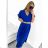 Šaty riflové dlouhé košilové dámské (uni sl) ITALIAN Fashion IM3181746 S/M Royal blue