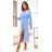 Women's Long Shirt Long Sleeve Dress (S/M ONE SIZE) ITALIAN FASHION IMWGB231514