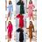 Women's Long Shirt Long Sleeve Dress (S/M ONE SIZE) ITALIAN FASHION IMWGB231514