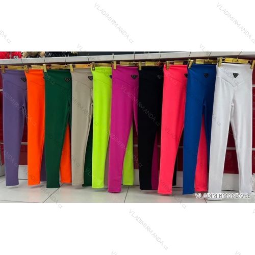 Women's Long Leggings (S/M ONE SIZE) TURKISH FASHION TMF231521