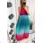 Women's Long Summer Sleeveless Dress (S/M ONE SIZE) ITALIAN FASHION IMWMG231553