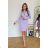 Women's Plus Size (42-46) Long Elegant Party Sleeveless Dress POLISH FASHION PMLBC23265-10 purple 36