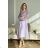 Women's Plus Size (42-46) Long Elegant Party Sleeveless Dress POLISH FASHION PMLBC23265-10 light purple 34