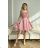 Women's Plus Size (42-46) Long Elegant Party Sleeveless Dress POLISH FASHION PMLBC23265-10 pink 44