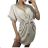 Women's Summer Short Sleeve Dress (S / M ONE SIZE) ITALIAN FASHION IMWB22017 S/M black