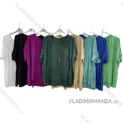 Tunic / blouse long sleeve women's oversized (3XL / 4XL ONE SIZE) ITALIAN FASHION IMWQ2191650