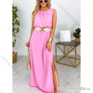 Women's Sleeveless Summer Dress (S / M ONE SIZE) ITALIAN FASHION IMWC222493