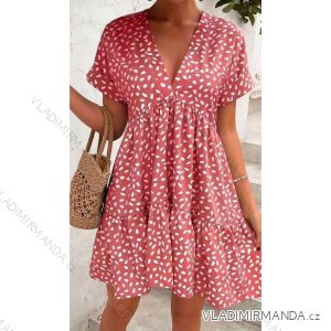 Women's Oversize Short Sleeve Summer Dress (S/M/L ONE SIZE) ITALIAN FASHION IMWGM231673