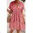 Women's Oversize Short Sleeve Summer Dress (S/M/L ONE SIZE) ITALIAN FASHION IMWGM231673