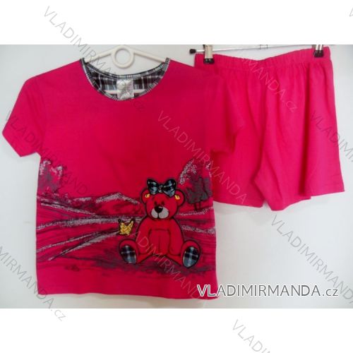 Pajamas Short Kids and Puppy Girls (110-146) IRISH FLOWER 35-279C
