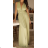 Satin Women's Long Summer Strapless Dress (S / M / L ONE SIZE) ITALIAN FASHION IMM22694