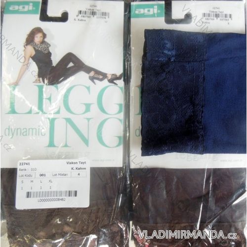 Legíny krátké 3/4 slabé s krajkou dámské (s-xl) AGI TURECKá MODA  22741A