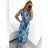 Ladies Summer Skirt (uni sl) ITALIAN Fashion IMC18745 S/M black