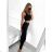 Women's long velvet sweatpants (S-XL) TURKISH FASHION TMWL20633