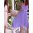 Women's Long Summer Chiffon Dress With Shoulder Strap (S/M ONE SIZE) ITALIAN FASHION IMWY231796