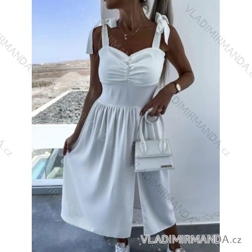 Women's Long Chiffon Short Sleeve Dress (S/M ONE SIZE) ITALIAN FASHION IMWGS231048