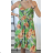 Women's Strapless Summer Dress (S/M ONE SIZE) FRENCH FASHION FMPZM23CACHE