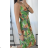 Women's Strapless Summer Dress (S/M ONE SIZE) FRENCH FASHION FMPZM23CACHE