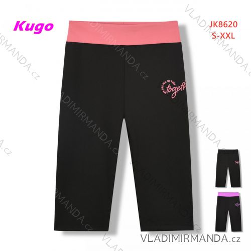 Women's functional three-quarter length leggings (S-2XL) KUGO JK8620