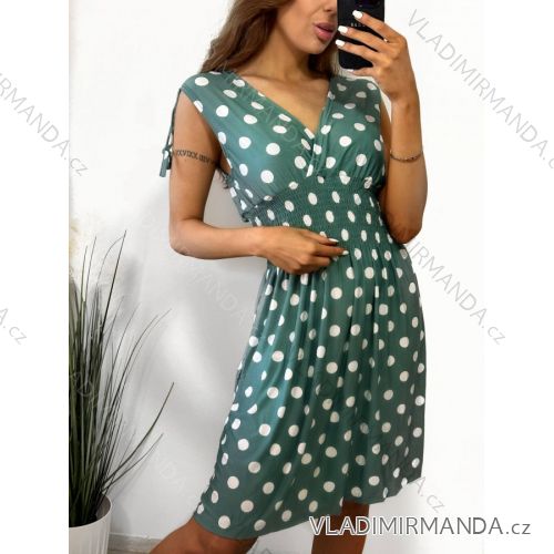 Women's Icecool Sleeveless Summer Dress (M/L, XL/2XL) AINUOSI ITALIAN FASHION IMB237796