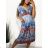 Women's Sleeveless Icecool Summer Dress (M/L, XL/2XL) AINUOSI ITALIAN FASHION IMB239917