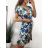 Women's long summer dress (uni s-m) ITALIAN FASHION IMM20119 S/M blue