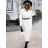 Women's Elegant Belt Long Sleeve Dress (S/M ONE SIZE) ITALIAN FASHION IMM23UN6139 L/XL black