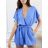 Women's Short Summer Short Sleeve Jumpsuit (S/M ONE SIZE) ITALIAN FASHION IMM23M13226