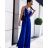 Women's Long Elegant Variable Tie Sleeveless Jumpsuit (S/M ONE SIZE) ITALIAN FASHION IMWE232085