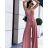 Women's Long Elegant Variable Tie Sleeveless Jumpsuit (S/M ONE SIZE) ITALIAN FASHION IMWE232085