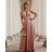 Women's Long Elegant Variable Tie Sleeveless Jumpsuit (S/M ONE SIZE) ITALIAN FASHION IMWE232086