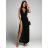 Women's Long Elegant Variable Tie Sleeveless Jumpsuit (S/M ONE SIZE) ITALIAN FASHION IMWE232086